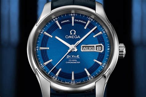 omega hour vision blue replica|omega deville hour vision.